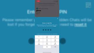 Hide Chats with PIN In Viber for Security Purpose