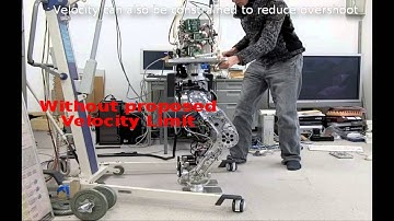 Biped Robot Position Control with Stability-Based Ground Reaction Force and Velocity Constraints