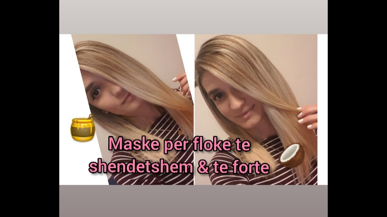Maske per floke te shendetshem dhe te forte | me vaj arre kokosi, vaj ulliri dhe mjalte | Jeta e nje