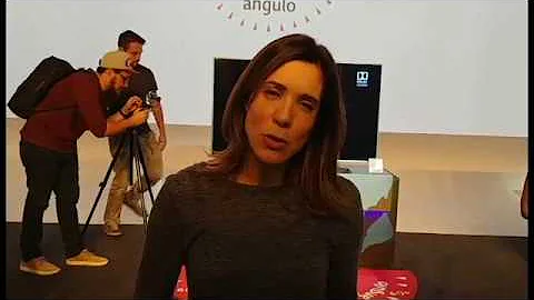 Barbara Toscano fala no lanamento da TV Ultra HD e...