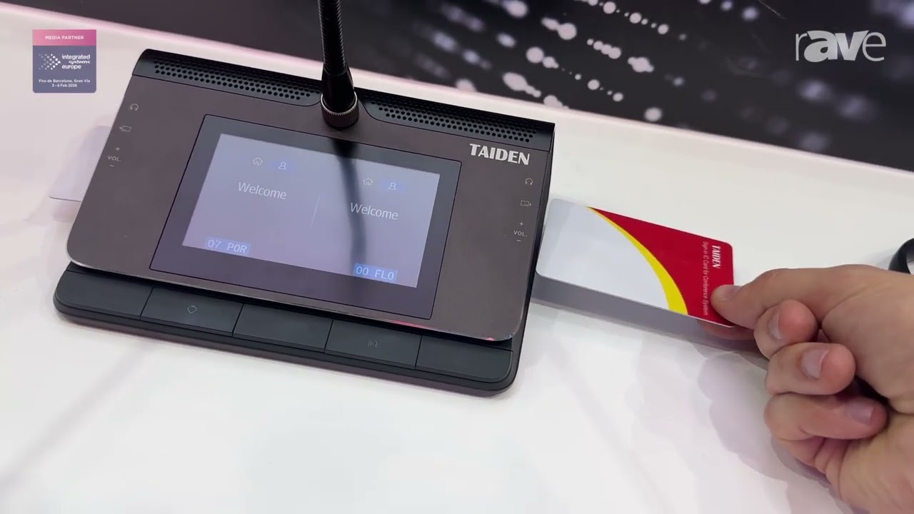 ISE 2026: TAIDEN Features HCS-4895 Delegate Unit