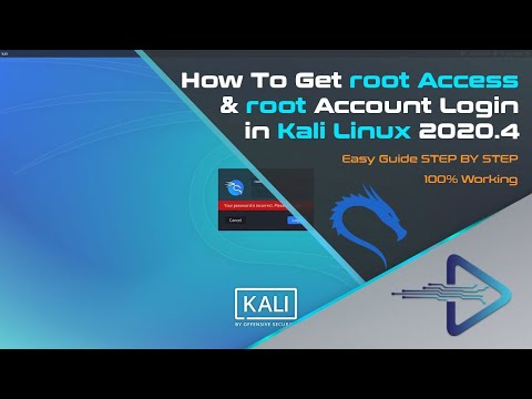 How To Get root Access && root Account Login into Kali Linux 2021.1