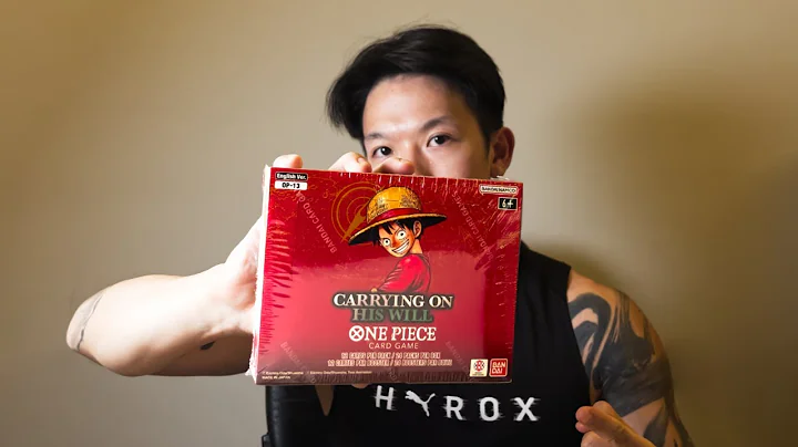One Piece TCG OP13 Carrying On His Will English Booster Box UNBOXING | God Pack? Red Manga?