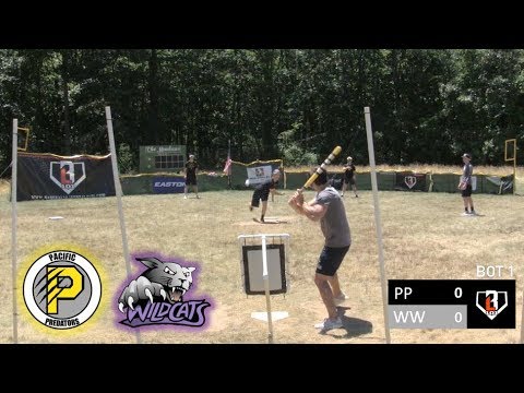 wiffle ball game PREDATORS vs. WILDCATS (in a drought) | MLW Wiffle Ball 2018