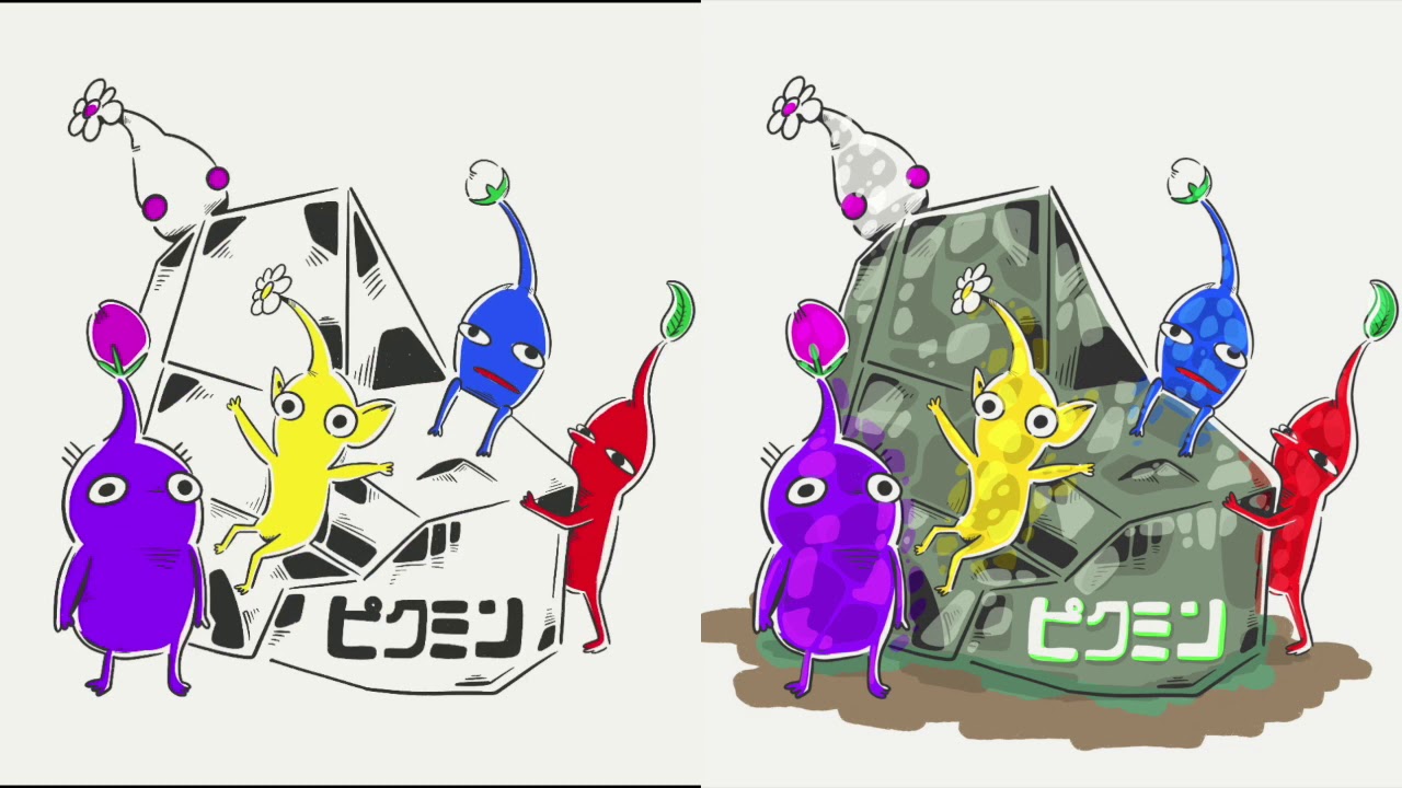 Ym Illust ピクミン2 イラストメイキング Youtube Ym Illust ピクミン2 イラストメイキング Youtube