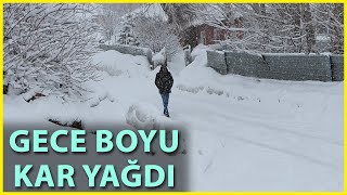 Karlıovada 20 Köy Yolu, Kardan Kapandı