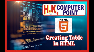 HTML Tutorial 7 || Table Part 1 || Hemant Khodke