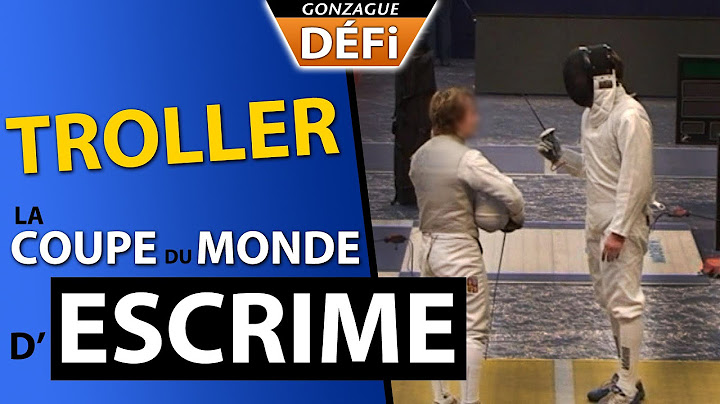 La coupe du monde d'Escrime
