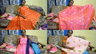 Shopping Haul|புடவை பார்க்கலாம் வாங்க |My New saree Collections|Amma samayal