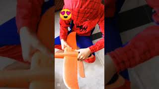 Spider-Man Becomes an Airplane Engineer 🔥 #spiderman #funny #ytshorts #shorts #viral #viralvideo