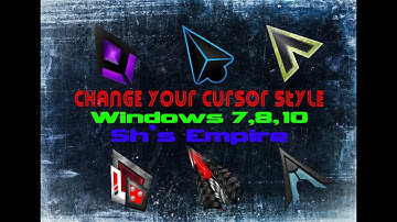 How to download & add stylish cursor|Windows 7,8,10|SH