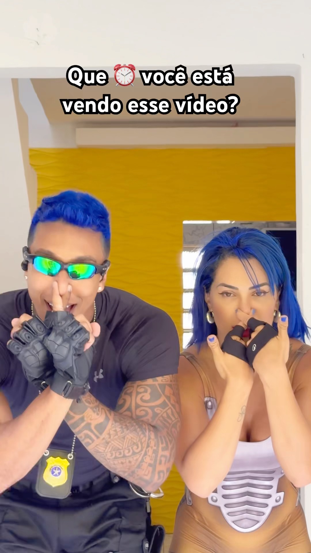 Ganhei dela! Haha ​⁠@mayca.brasil #challenge #trend #couple #funnymemes #fumny #shortvideo