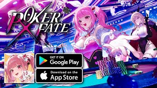 पोकर फेट गेमप्ले - एनीमे पोकर एंड्रॉइड आईओएस screenshot 1