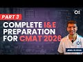 Master I&amp;E – Advanced Concepts &amp; Tricky Questions | Part 3 | CMAT 2026
