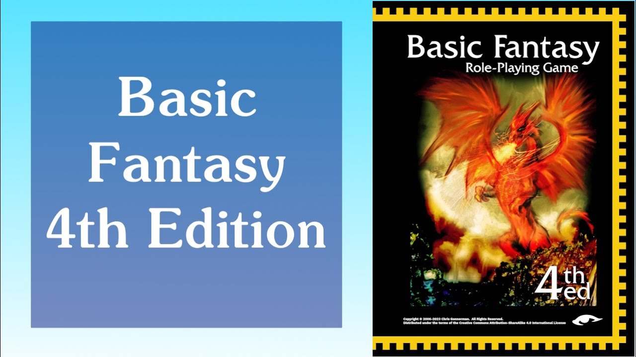 Basic Fantasy 4th Edition - YouTube