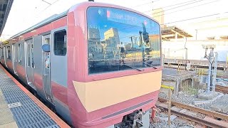 E531系+E531系K423編成「赤電」上野駅出発