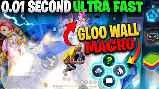 Uitra Fast Sit Up Gloo Wall Macro Settings Free Fire PC | MSI 5 | BlueStacks 5 #macro #freefire