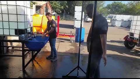 Sanitizer Gantry spray Unit