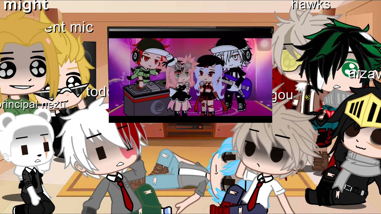 Mha react to izuku and eri abit?(forgot credit sorry)