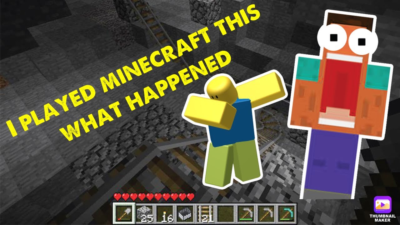 My first time playing minecraft part-1 - YouTube