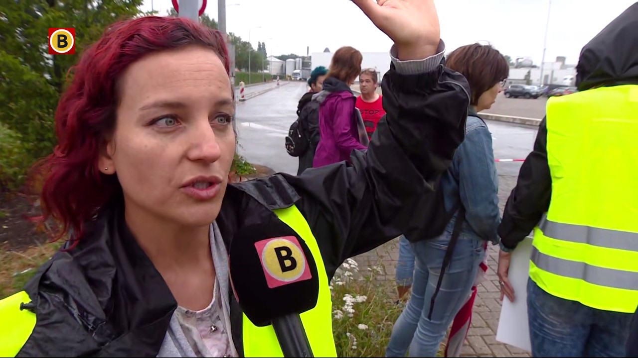 'Varkensknuffelaars' demonsteren bij slachterij in Boxtel