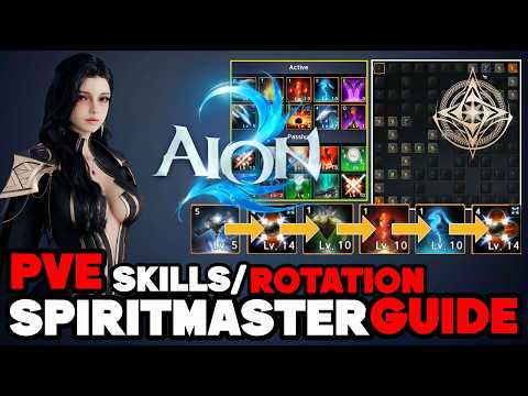 aLuckyRO — AION 2 Latest Spiritmaster PvE Build for Global