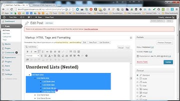 Advanced text formatting in a new WordPress post