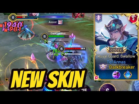 Video TEL' ANNAS NEW SKIN ROYAL GUARD SWALLOW | AoV | 傳說對決 |... - youtube