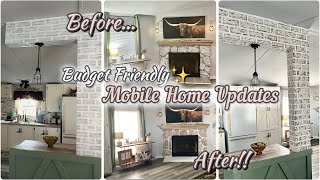 🏠*EXTREME* MOBILE HOME MAKEOVER | Double Wide Transformation #homeprojects #budgetfriendly