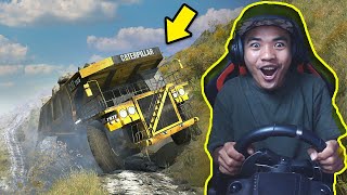 DUMP TRUCK TAMBANG MUAT BATU JENGAT!! - MUDRUNNER screenshot 2