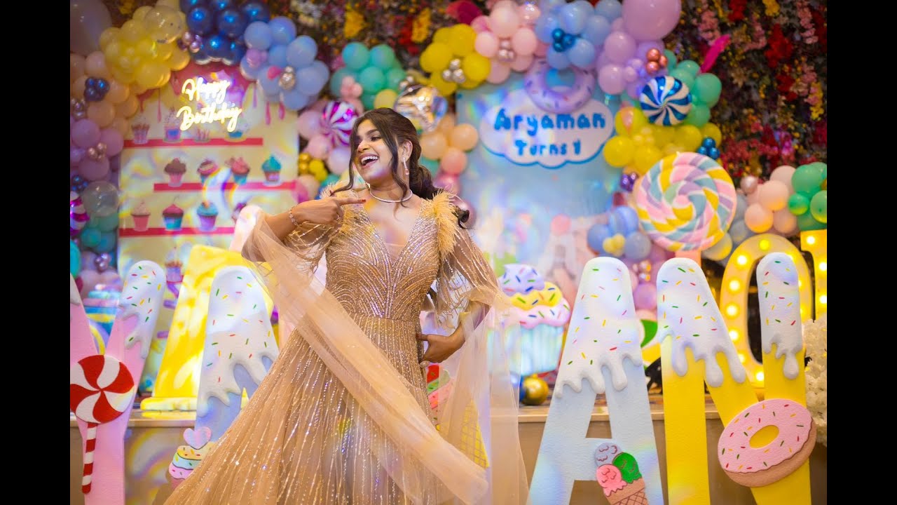 Mom perform on Son's first birthday | 1st birthday performance | 