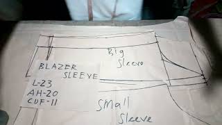 Paano mag Pattern ng Sleeve ng Blazer. How to make Blazer Sleeve.