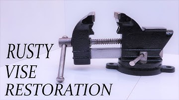 Rusty Vise Restoration. Rusted Shut to Working Tool.