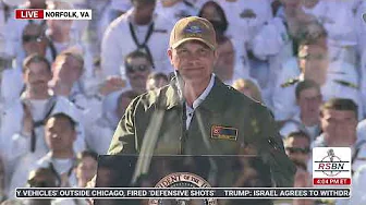 WATCH: Secretary of War Pete Hegseth Delivers Remarks at Naval Station Norfolk - 10/5/25