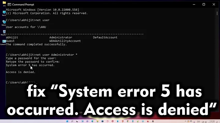 How to fix “System error 5 has occurred  Access is denied” in Windows pc or Laptop - DayDayNews