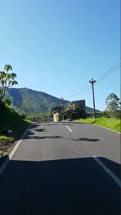 mentahan video pemandangan Gunung..