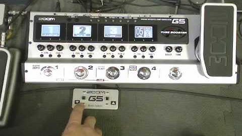 Zoom G5 ashbass Bank Select Mod