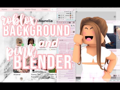 How To Change Your Roblox Background and Get Pink Blender