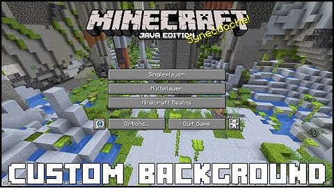 Minecraft - Een aangepaste achtergrond voor het hoofdmenu instellen