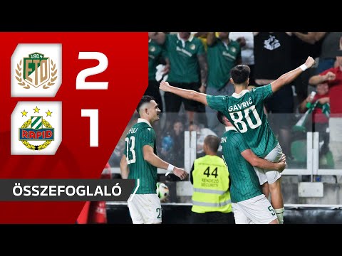 Kl-rájátszás: ETO FC – Rapid Wien 2–1 | összefoglaló
