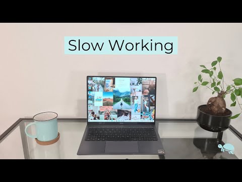 WORK STRESS: hvordan man bekæmper det med SLOW WORKING | 10 tips til at arbejde SLOW | Langsom leve