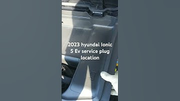 2023 hyundai Ionic 5 EV *service plug location