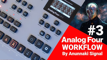 Elektron Analog Four tutorial workflow. No Talking. Creating pattern from scratch