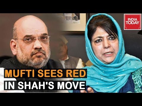 Mehbooba Mufti Sees Red In Amit Shah's Security Boost, Slams Center For Move