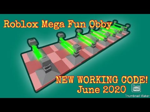 Roblox Mega Fun Obby New Working Code June 2020 Youtube