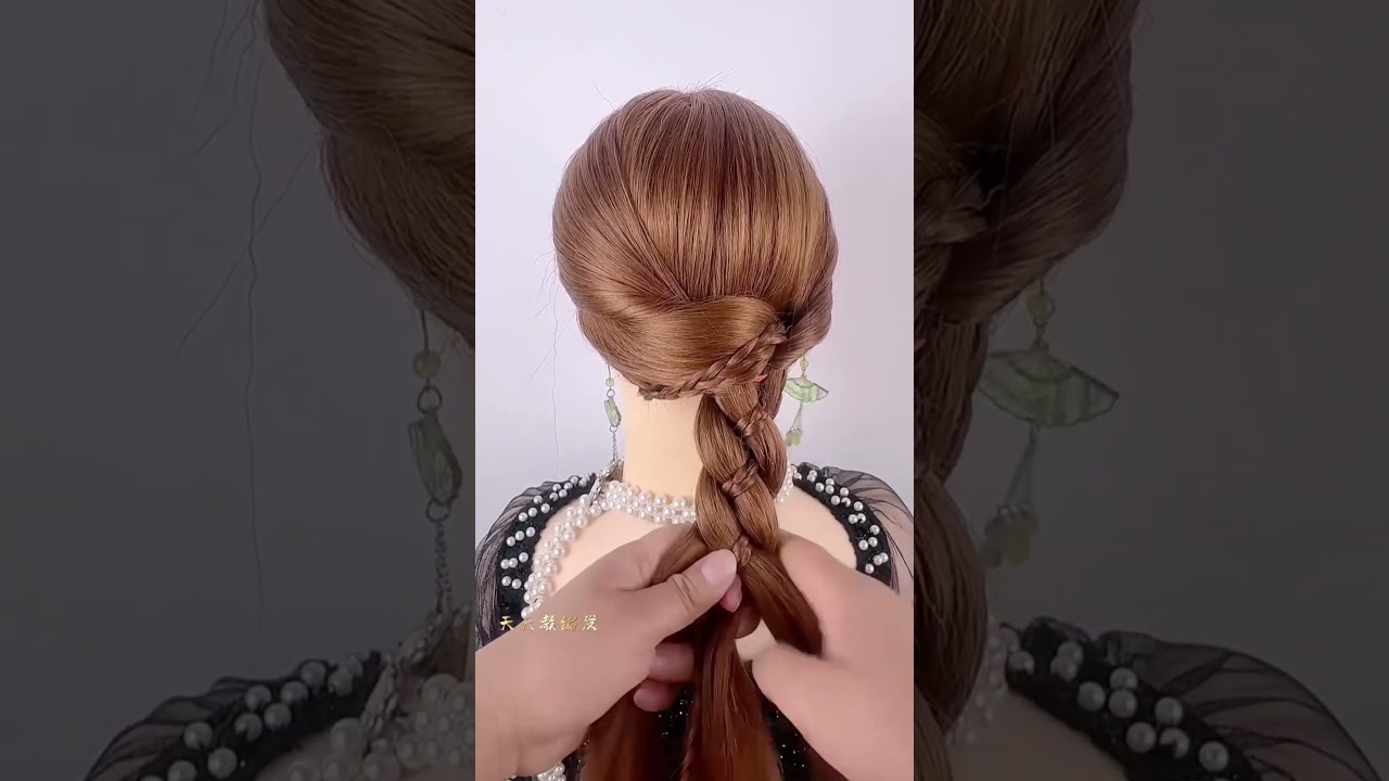 Easy Elegant Braid Hairstyle Tutorial ✨ Simple Party Hair
