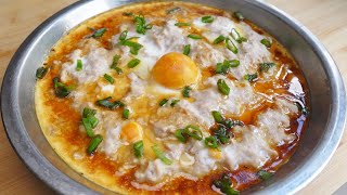 家常咸蛋蒸肉饼🐷肉嫩咸香，做法简单又美味，20分钟就能搞定‼️Homemade Steamed minced meat with salted egg🐷 Tender and delicious