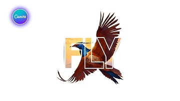 Easy Typography Text effect in Canva l Canva Tutorial l easy canva