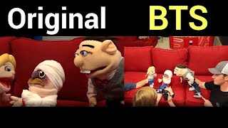 SML Movie: Handsome Jeffy! BTS and Original Side By Side!