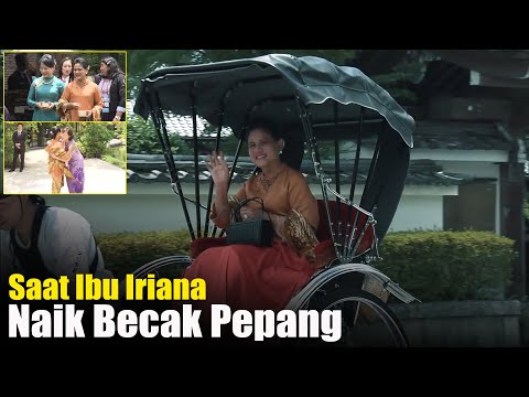 Di Jepang,Ibu Iriana Naik Becak Dan Kasih Makan Ikan Bersama Para Ibu Negara Dunia